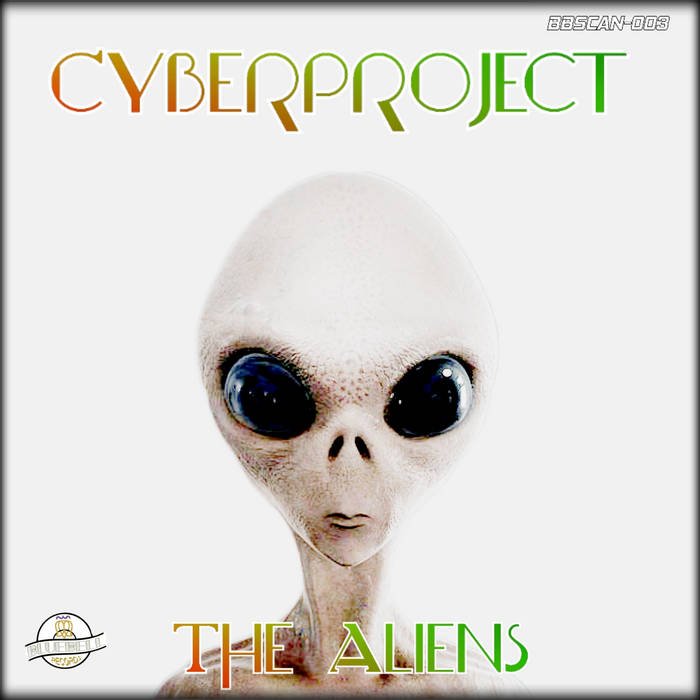 A creative brand graphic for CyberAliens.in featuring an alien head and the text "CyberProject The Aliens," used as a visual element to show how to create a good looking UI for a website with unique branding.